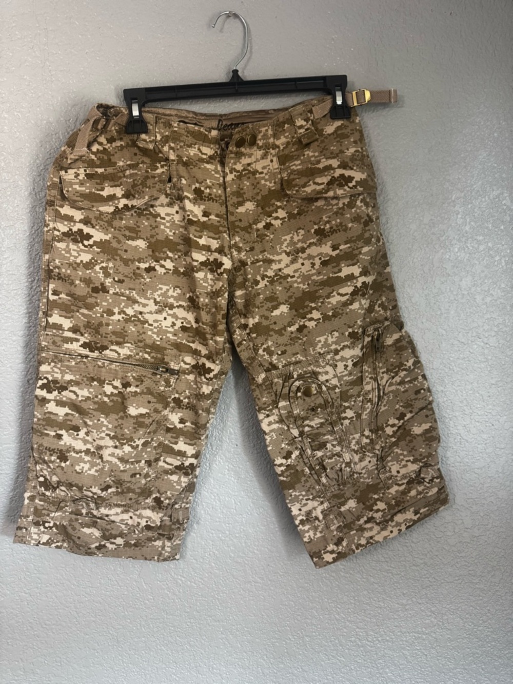 U.S. Polo Assn. Camo Cargo Shorts Men’s XS Desert Digital Camouflage